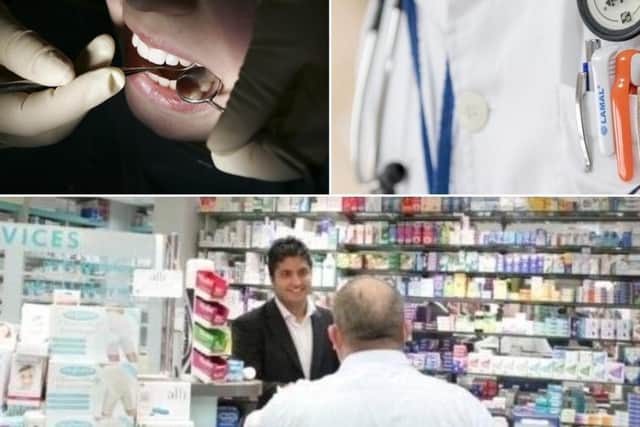 Dentists, pharmacies and GPs are all on hand to help anyone in need this bank holiday.