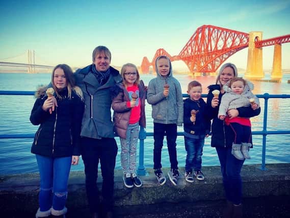 The couple are being kept busy looking after children Lily, 13;Lennon, nine; Melody, eight, Jack, six and two-year-old Willow.