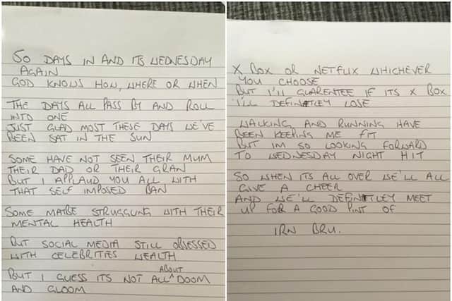 Wakefield dad Mark Dobson has penned a poem describing his experiences of lockdown. Read the poem in full below. Photos: Mark Dobson