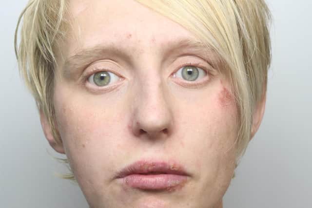 Rebecca Rogers attacked 92-year-old blind man as she robbed him in his own home in Wakefield during lockdown.