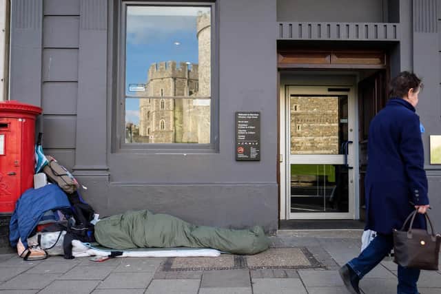 Rough sleeping in Wakefield has risen by more than 30 per cent since 2010, it has been revealed. Stock image.