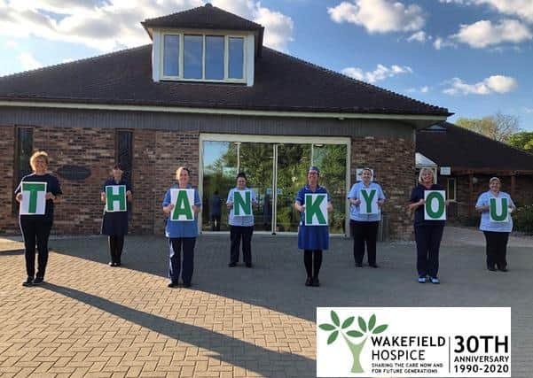 Wakefield Hospice has been awarded a 10,000 grant to help staff continue their work during the coronavirus pandemic.