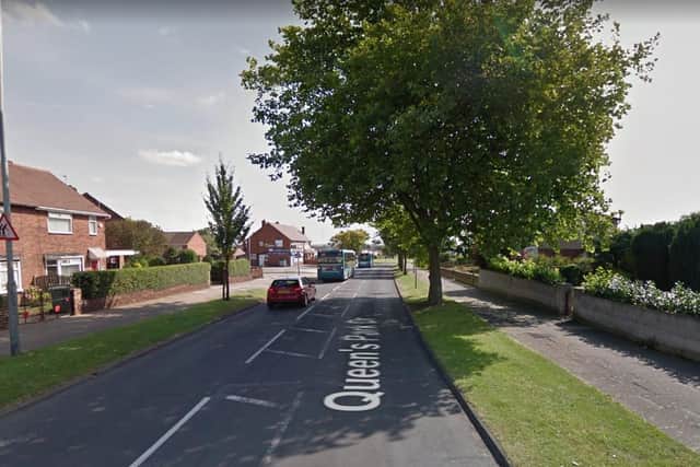 Police are investigating an arson attack on Queen's Park Drive, Airedale, close to Carlyle Crescent.Photo: Google Maps