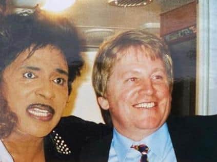 Russ (right) with Little Richard.
