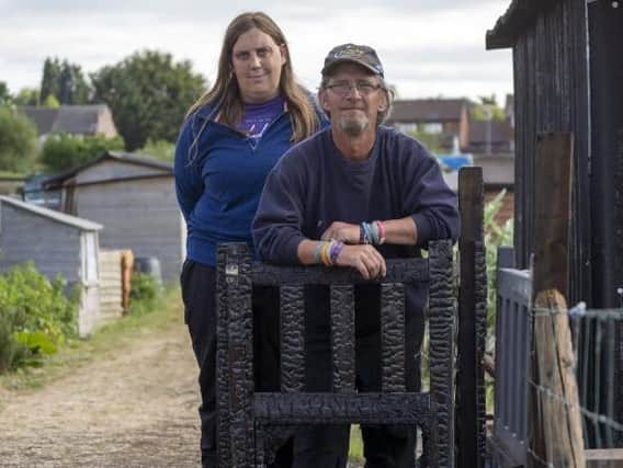 Helen and Adrian Armstrong fell victim to arsonists.