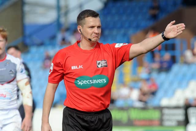 Ben Thaler is hoping for another five years as a grade one referee. Picture by Steve Riding.