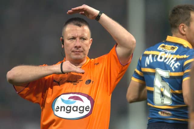 Steve Ganson, who refereed the 2009 Grand Final, is not RFL head of match officials. Picture by Steve Riding.