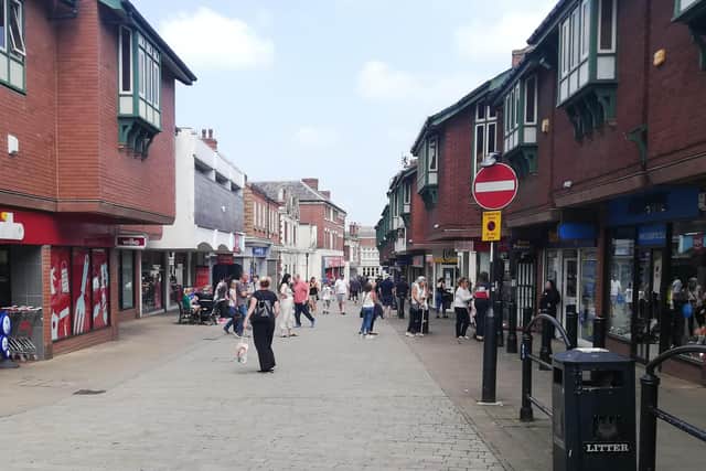 Pontefract appeared less busy than neighbouring Castleford, but there were still some queues.
