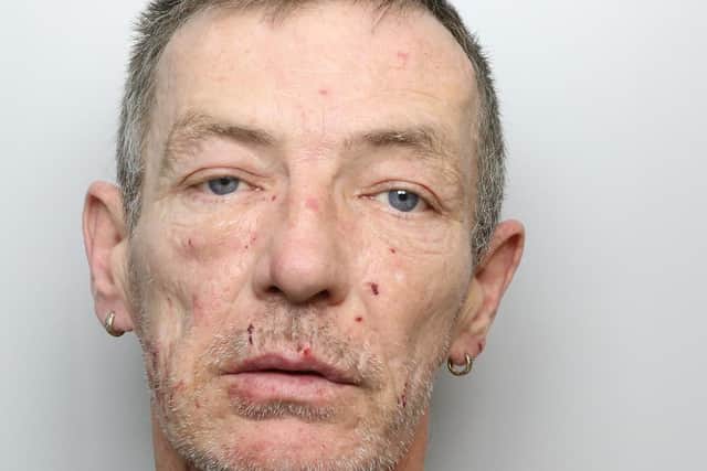 Shaun Askham dragged a vulnerable woman into his flat in Pontefract town centre before raping her.