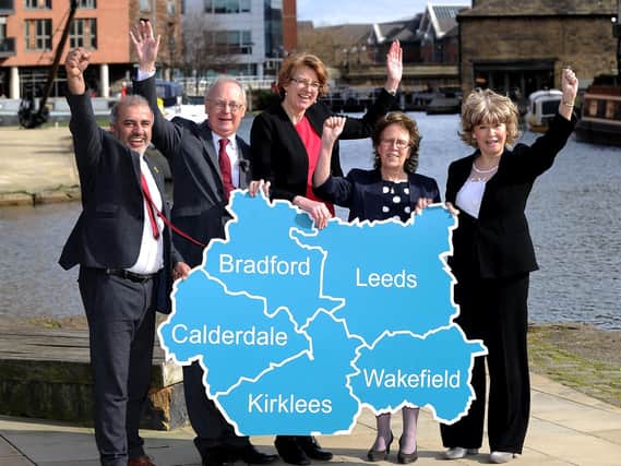 The leaders of West Yorkshire's local authorities.