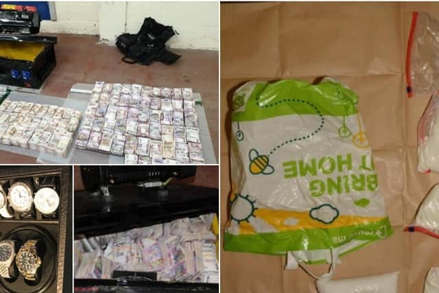 Guns, drugs and cash have been taken off of the streets in a massive blow to serious and organised crime across Yorkshire.