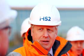 Prime Minister Boris Johnson has been urged to back the early construction of the eastern leg of HS2. Pic: PA