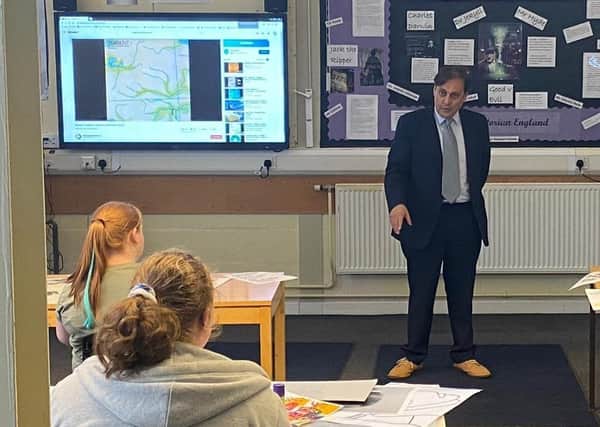 MP’s visit:  Mr Khan at Outwood Academy City Fields