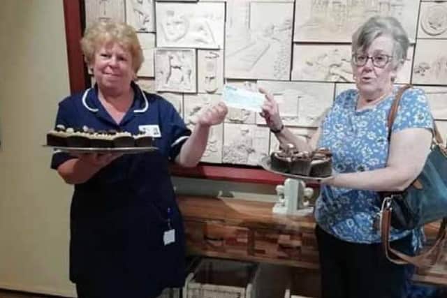 DONATION: Julie Oldfield has been making cakes to raise cash.