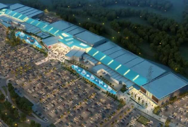 The retail site would be accompanied by a brand new 10,000 seater stadium for Castleford Tigers.