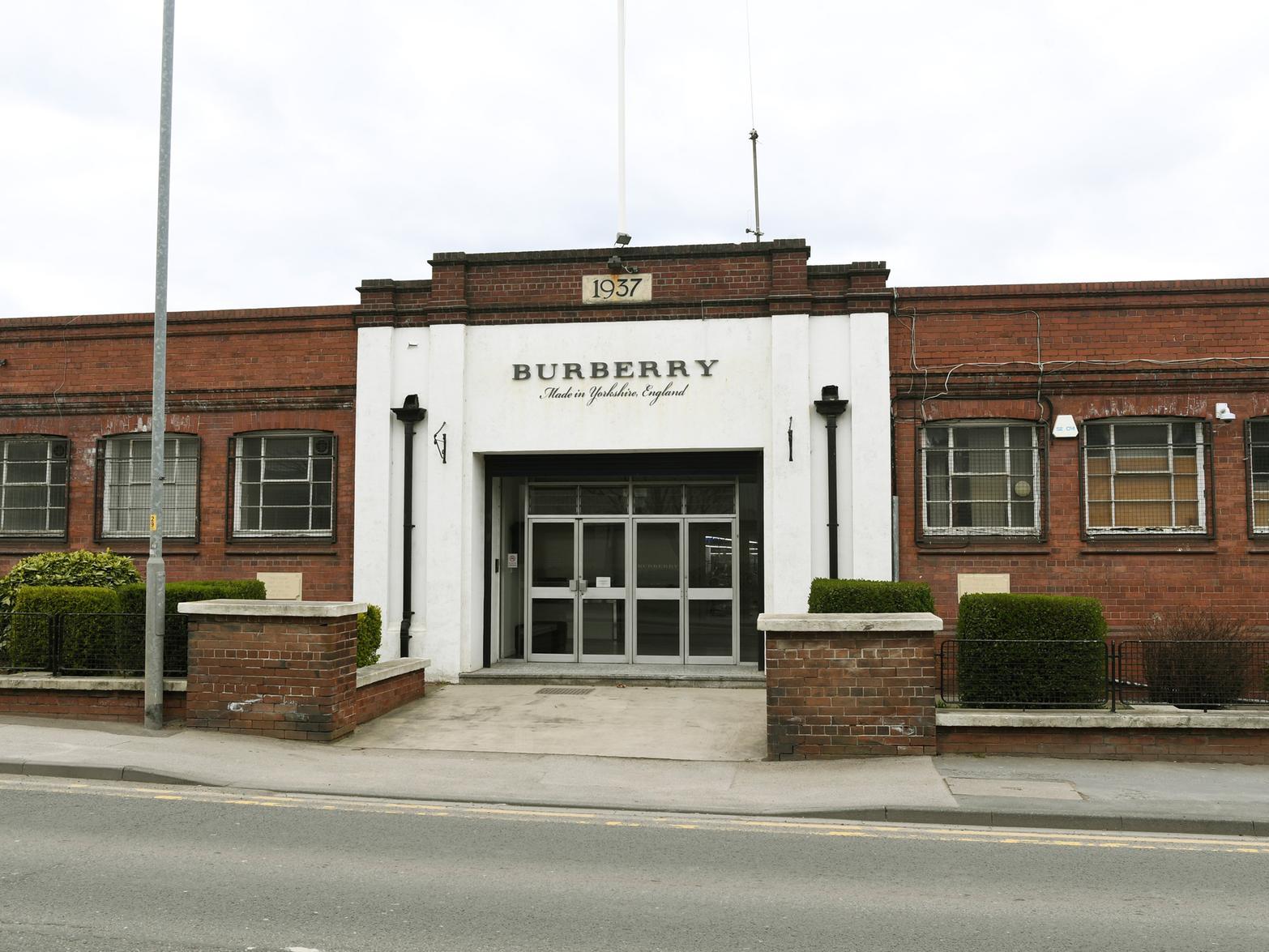 burberry factory locations