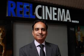 Reel Cinema manager Muhammad at the opening of the Wakefield branch last year.