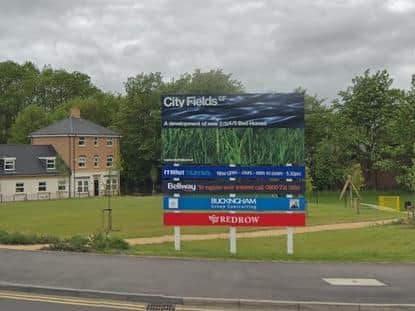 The development, built on the east of Wakefield, will be made up of 2,500 homes as well as a cluster of shops and other businesses.