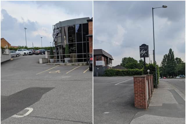 The restaurant is located on Leeds Road, close to the Newton Hill roundabout.