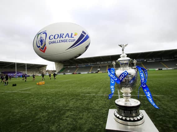 The Challenge Cup will be redrawn in 2020. Picture: Chris Mangnall/SWpix.com.