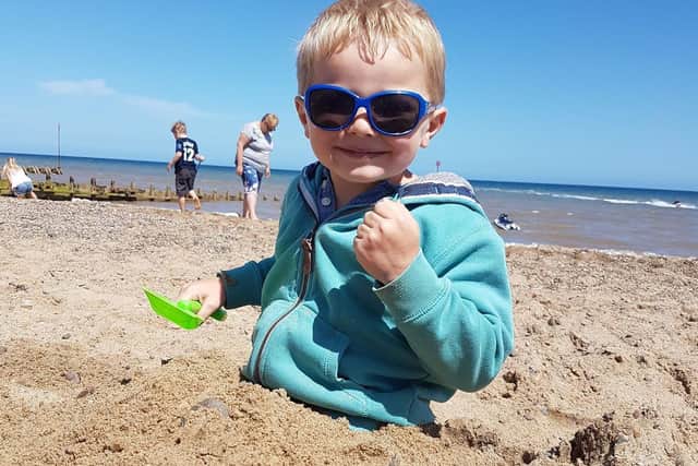 Miles had open heart surgery at just 10 weeks old, provided by the Childrens Heart Surgery Fund in Leeds