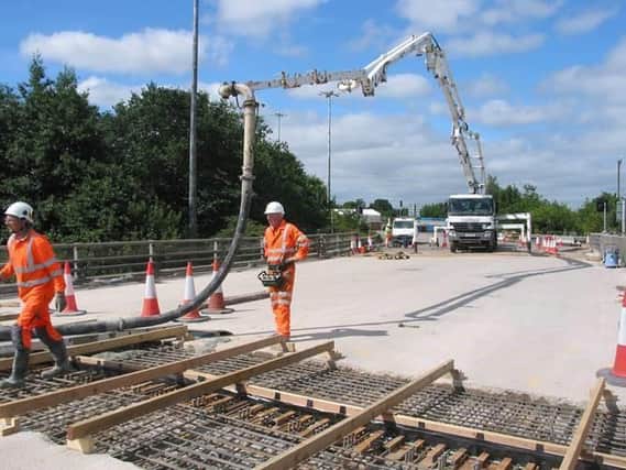 Highways England began work on Lofthouse Interchange, at the junction of the M1 and M62 near Wakefield, last month.Photo: Highways England