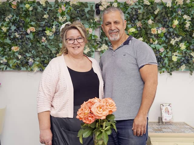 New plant based cafe and salon Mama T's has 
opened in Ossett. Tracy (Mama T) and Micheal  Alkour. Picture Scott Merrylees