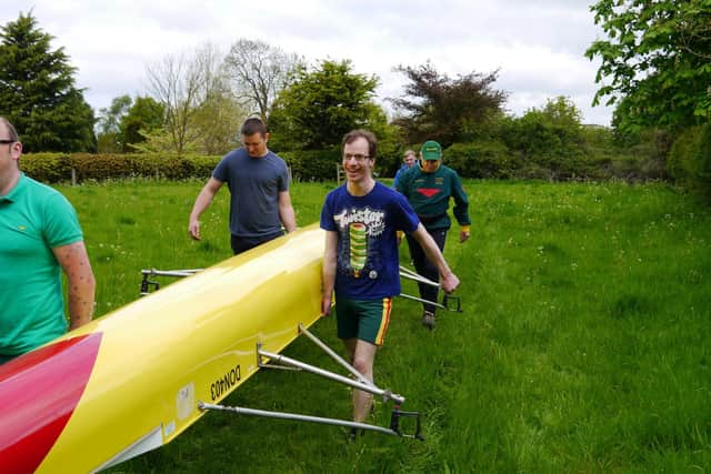 Sarahs husband, Josh, who rows competitively for Doncaster Rowing Club, suggested she take part in a sponsored row