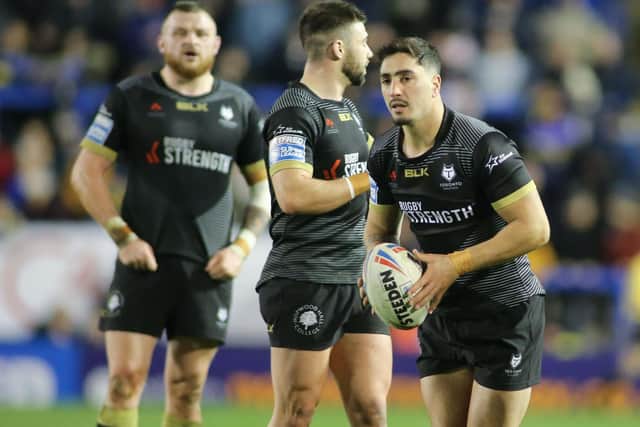 Tony Gigot, right, had a spell with Toronto before lockdown and has now joined Wakefield.