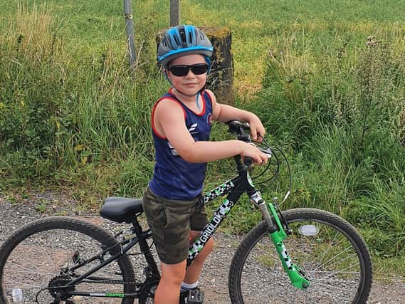 Compassionate 6-year-old raises over £800 in a 6 day bike ride for a charity that helps children with learning disabilities