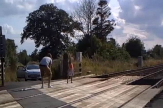 Shocking CCTV shows people risking their lives on level crossings ...