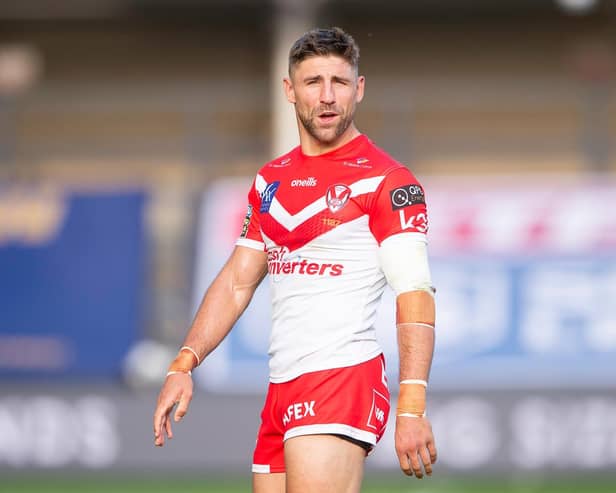 CHARGED: St Helens Tommy Makinson. Picture: Allan McKenzie\SWpix.com.