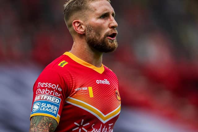 OUT: Sam Tomkins has been issued a one-game ban, ruling him out of this weekend's Challenge Cup meeting. Picture: Alex Whitehead/SWpix.com.