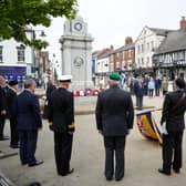 A small VJ day ceremony was held in Pontefract town centre, to commemorate 75 years since Japan ceased fighting in the Second World War