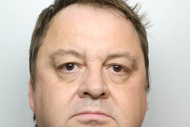 Kear was sentenced at Leeds Crown Court today. Picture courtesy of West Yorkshire Police.
