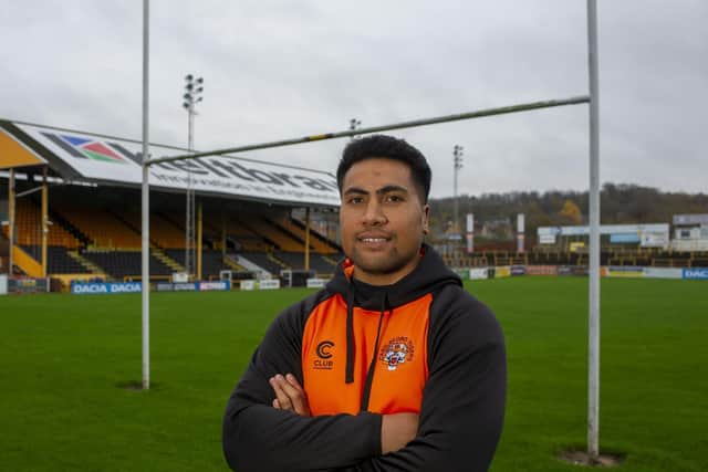 Castleford Tigers have been drafted in to face Wigan on Saturday, which could mean an unexpected debut for Sosaia Feki. Picture by Tony Johnson.