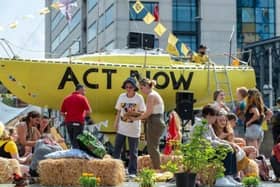 Extinction Rebellion will be protesting through Wakefield this weekend over plans to expand Leeds Bradford Airport.