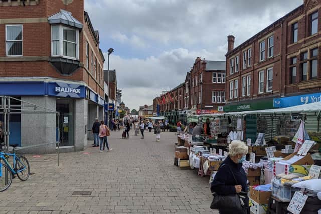 Traders say footfall is down in the town centre and they need help to survive. The council said the "vast majority" of stall holders were happy with the support they'd offered.