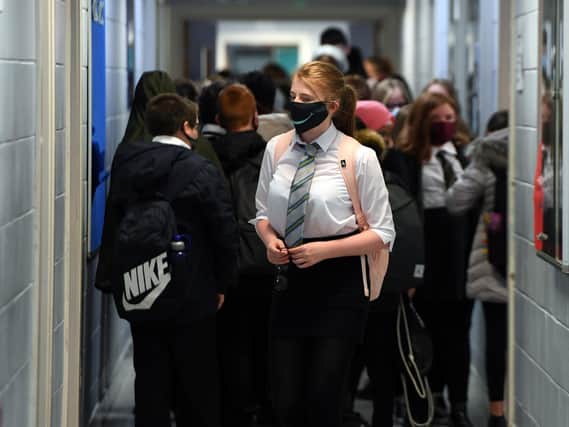 Pupils at one school in the south of England were warned against deliberately coughing or making jokes about the virus.