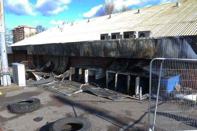The damage caused by the blaze was extensive and will cost 550,000 to repair.