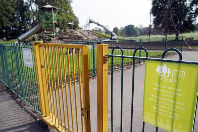 The children's playground will be revamped as part of the improvement programme.