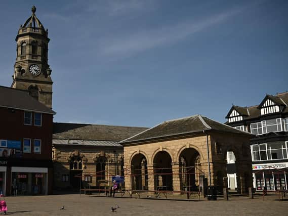 The attack happened in Pontefract town centre.