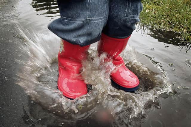 Grab your wellies and dig out the brollies - it's looking like a soggy weekend for Wakefield.