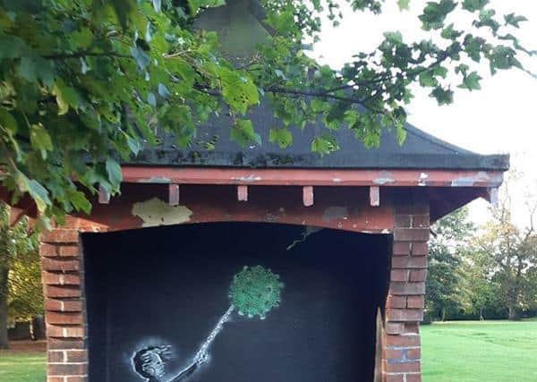 Could Wakefield be hiding its very own Banksy? A mysterious new piece of artwork in the district has sparked comparisons to the famous activist, but the identity of the artist remains unknown. Photo by Sandra Jervis