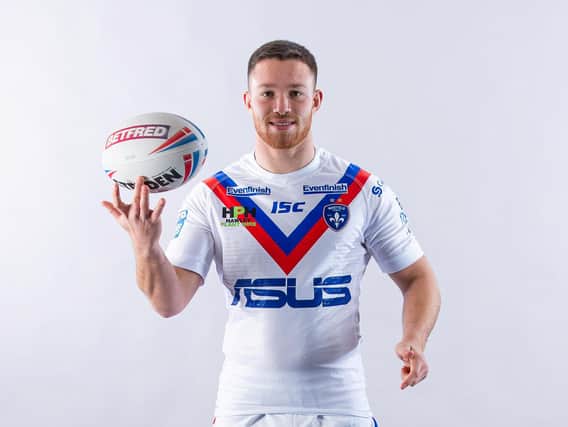 Picture by Allan McKenzie/SWpix.com - 08/01/2020 - Rugby League - Super League - Wakefield Media Day 2020 - , The Mobile Rocket Stadium, Wakefield, England - Yusuf Aydin.