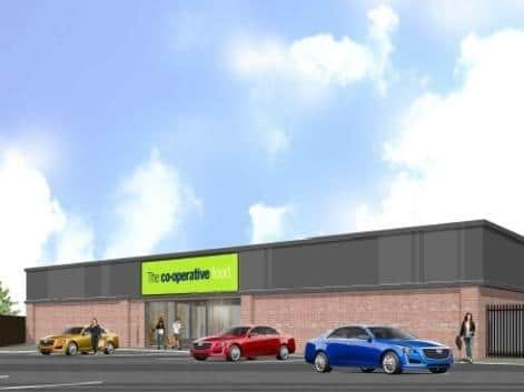 An artist's impression of how the proposed store would look.