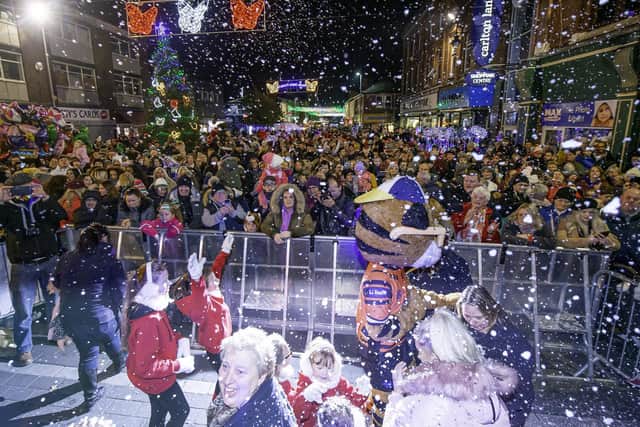 Castleford Christmas lights switch-on