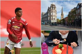 Businesses and community groups across Wakefield are offering food to help feed children during half term after a campaign by footballer Marcus Rashford.