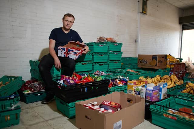 Adam smith launched the fundraiser to support families in need this Christmas.