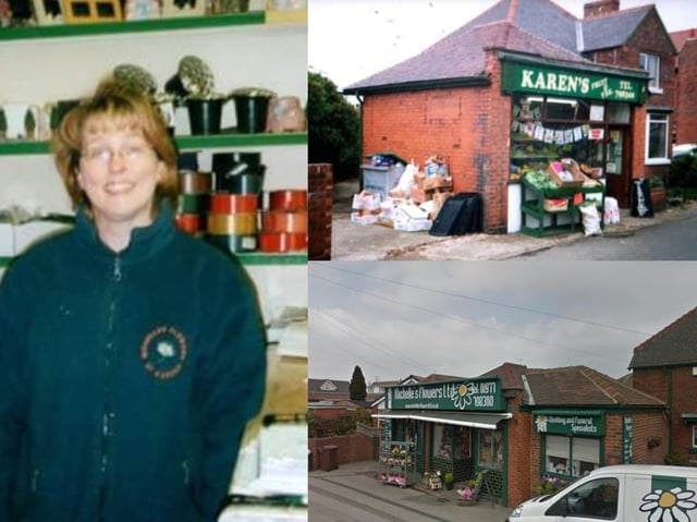 Karen Pullin has worked at the strore on Baghill Lane for 40 years